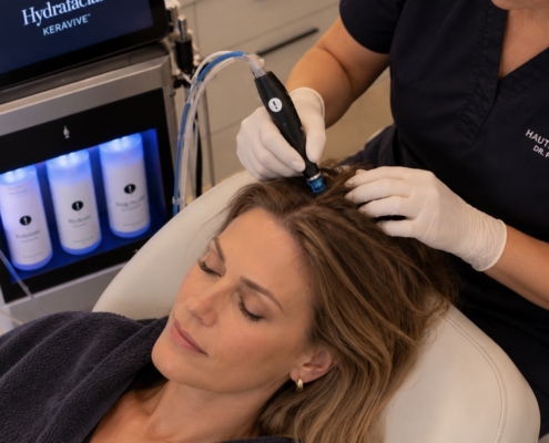 Keravive Kopfhautbehandlung Keravive-Kopfhautbehandlung mit HydraFacial-Technologie