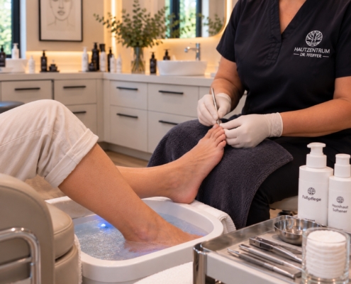 Medizinische Fußpflege in der dermatologischen Praxis Waiblingen